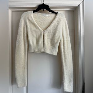 Oak + Fort Fuzzy Sweater - Medium